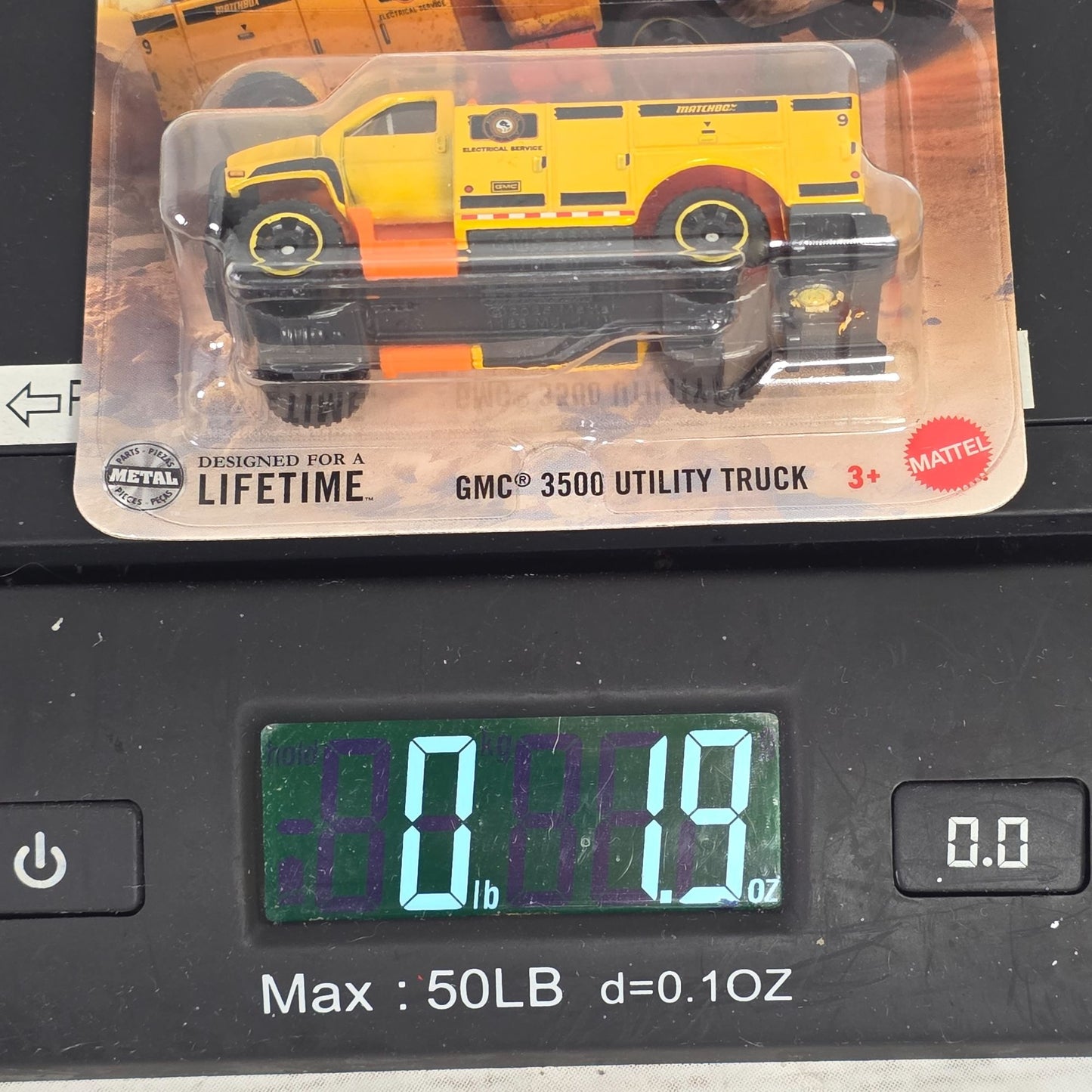 Matchbox 2023 GMC 3500 Utility Truck 47/125 Die-Cast Model