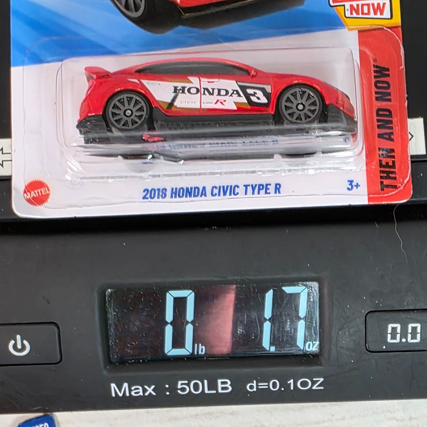 Hot Wheels 2018 Honda Civic Type R Diecast Model Car 1:64 Scale Collectible