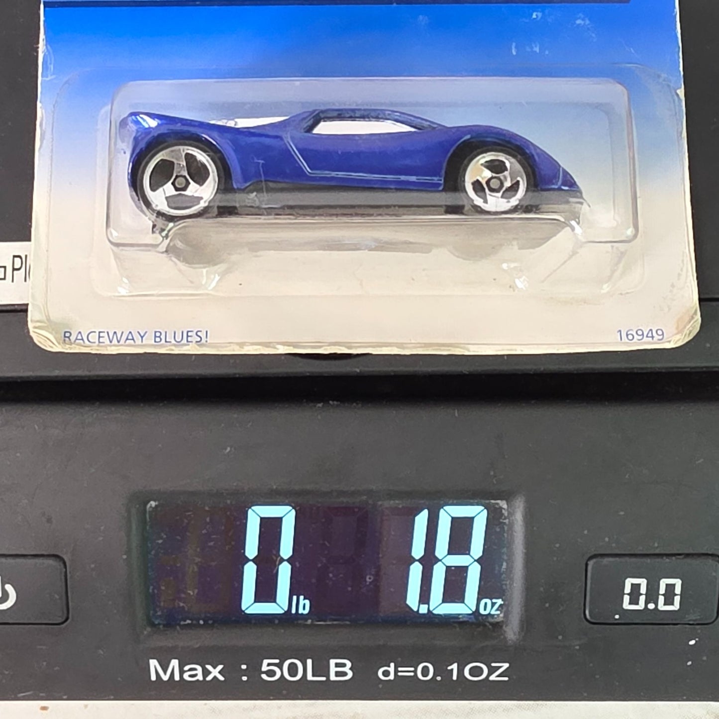 Hot Wheels Mattel Blue Streak Series Speed Blaster Die-Cast Car