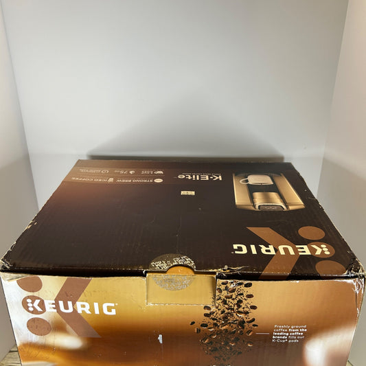 Keurig K-Elite Single Serve Coffee Maker With Iced Coffee Capability & 75oz Reservoir