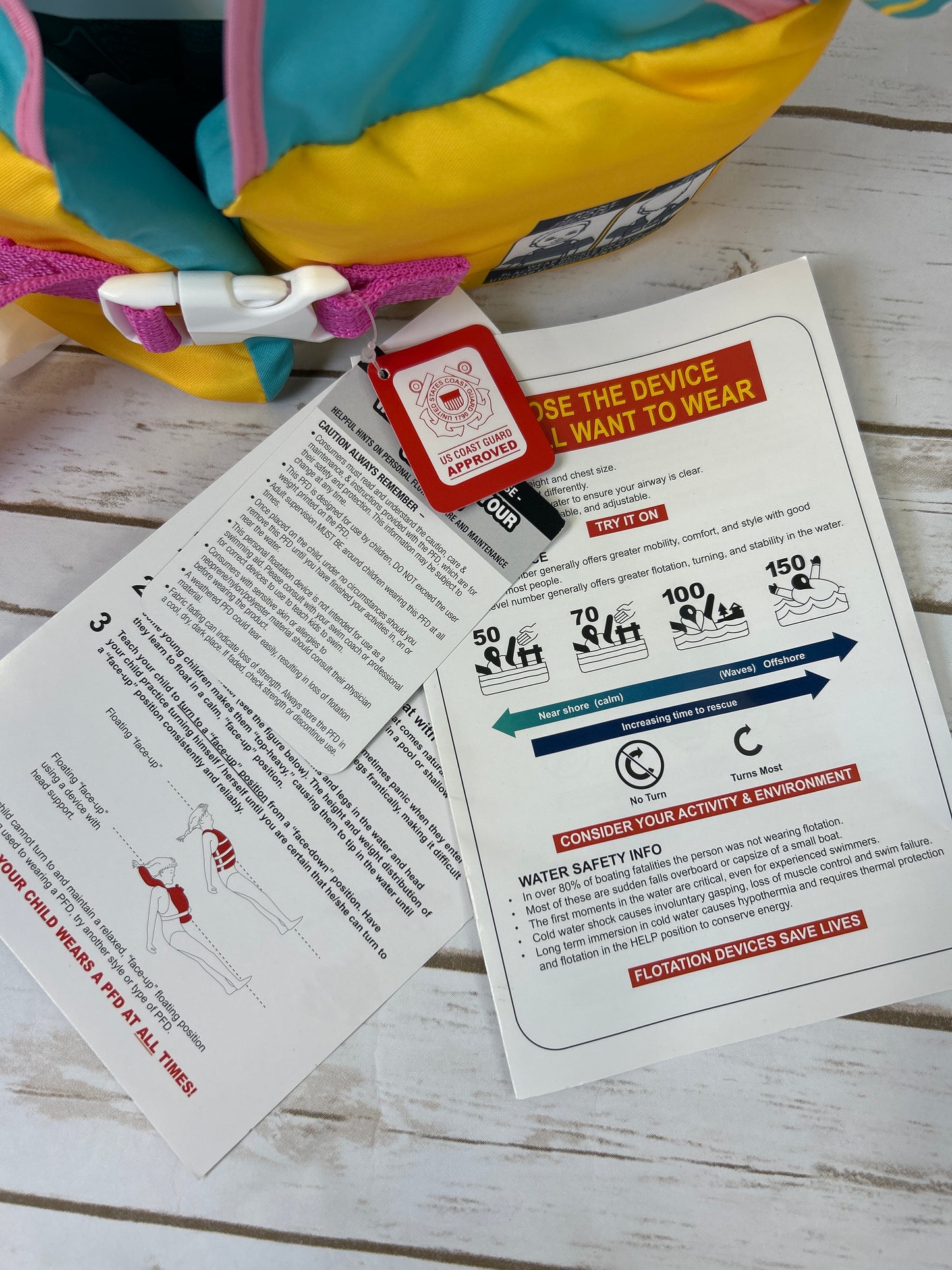 NWT New Kids Speedo Splash Jammer Good Vibes 33-55lbs PFD