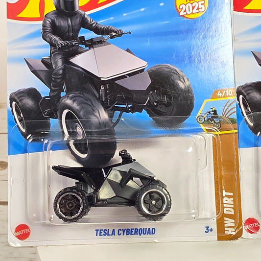 Hot Wheels Tesla Cyberquad HW Dirt Die-Cast Collectible 82/250 Limited Edition New For 2025