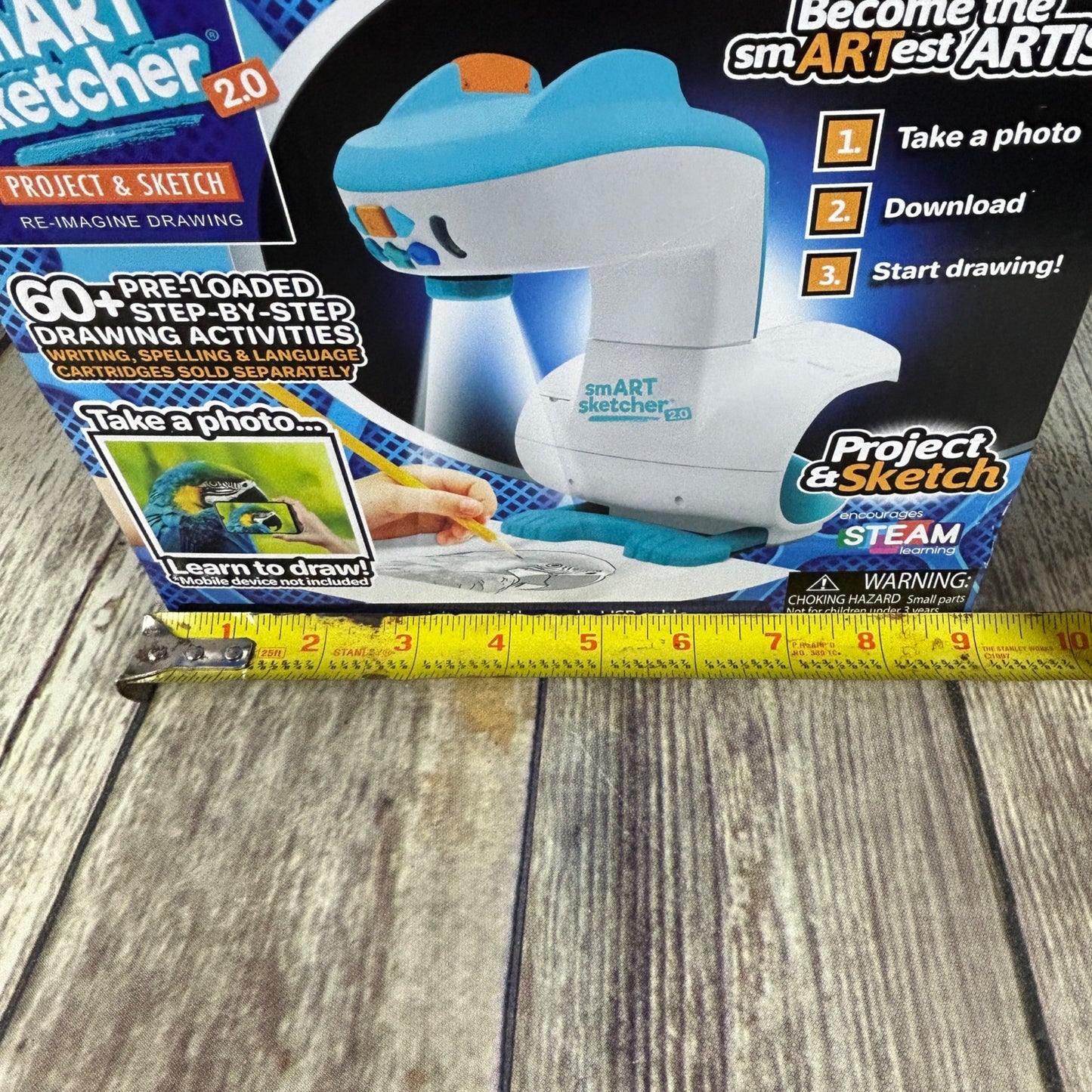 Smart Sketcher 2.0 Project & Sketch Drawing Art Activity Set For Ages 5-15 W/ 3 Carts