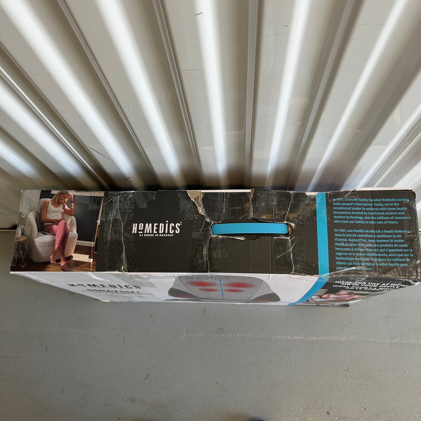 HoMEDICS Shiatsu Kneading & Vibration Cushion w/Heat Massager