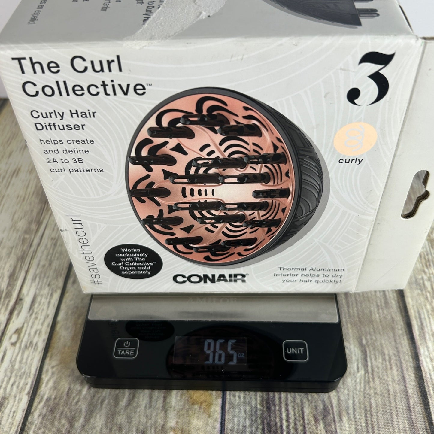 Conair The Curl Collective Curly Hair Diffuser For 2A-3B