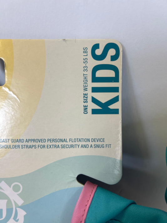 NWT New Kids Speedo Splash Jammer Good Vibes 33-55lbs PFD