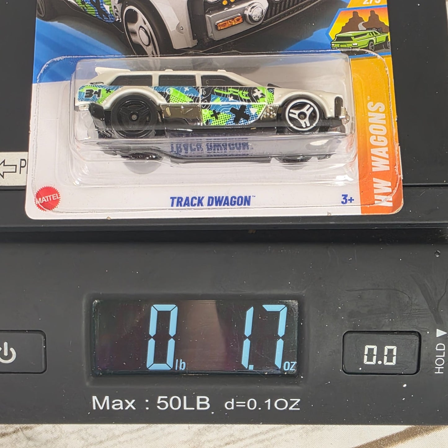 Hot Wheels Track Dwagon 184/250 Diecast Car White W/ Colorful Graphics 2023 Model