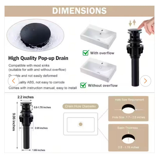 8 In. Widespread 2-Handle Low Arc Bathroom Faucet With Pop Drain In Matte Black