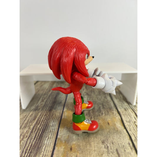 Jakks Pacific Knuckles Red Sonic The Hedgehog 4.5" Poseable Action Figure