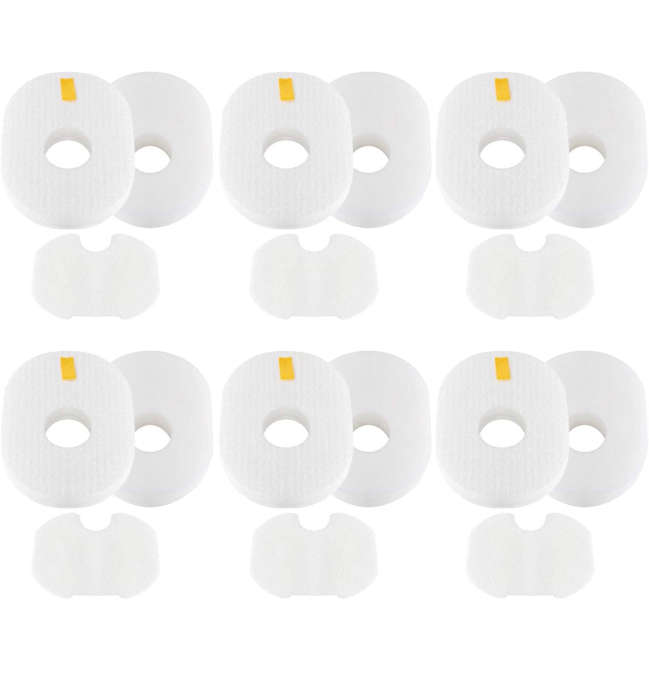 Colorfullife 6 Pack HV300 Replacement Filters for Shark Rocket 6 Pack