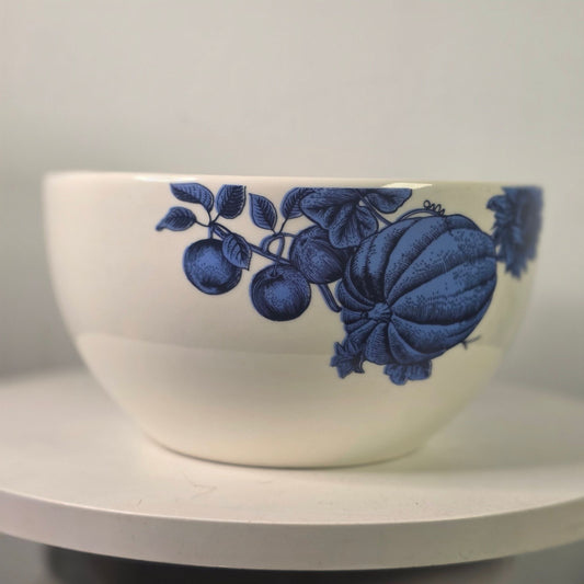 Set 6 Royal Norfolk Blueberry Stoneware Bowls Cereal Soup Farmhouse New