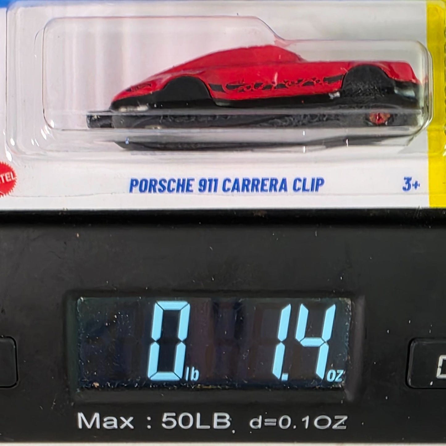 Hot Wheels Porsche 911 Carrera Clip Red Collectors Edition 187/250