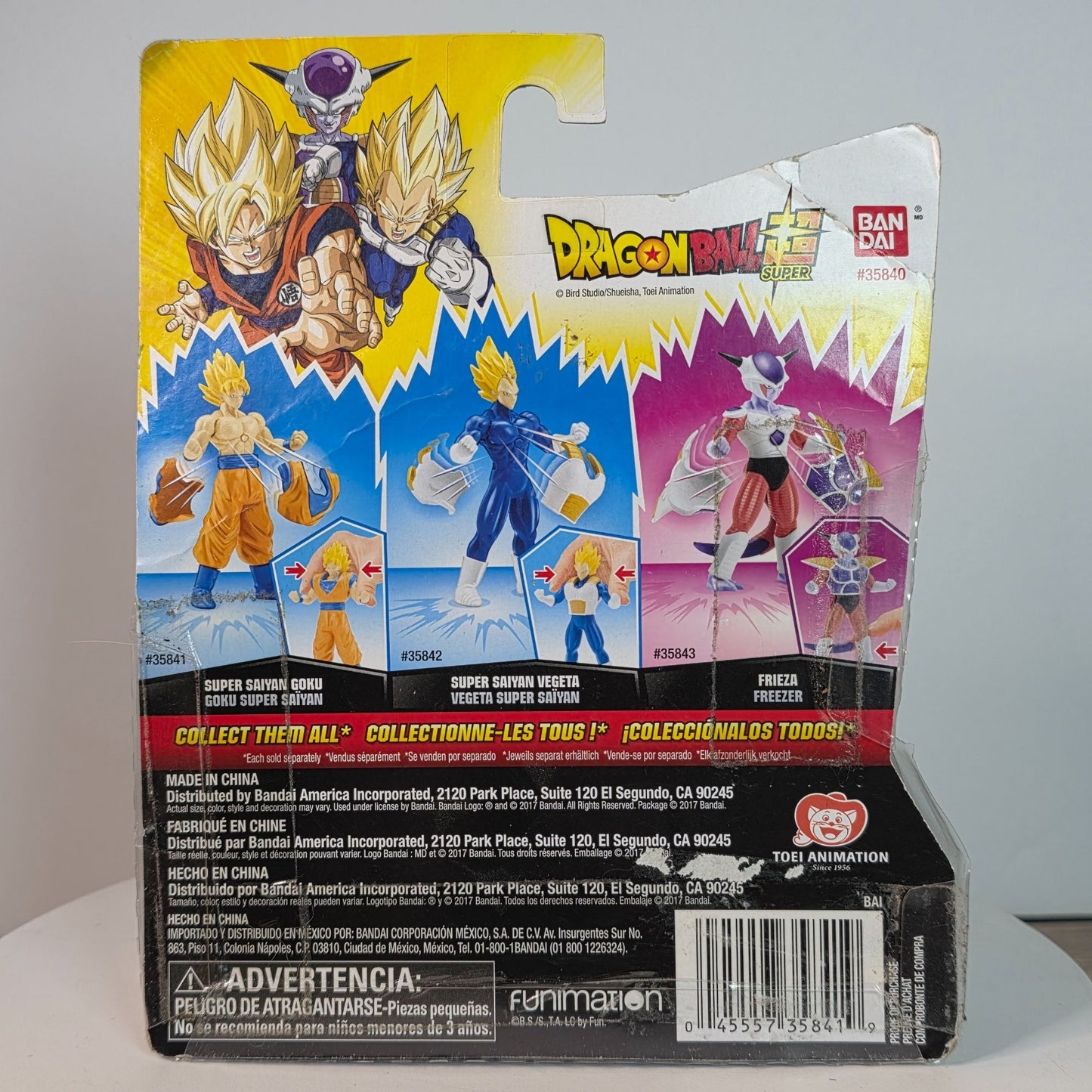 Dragon Ball Super Saiyan Goku Action Figure 35840 By Bandai