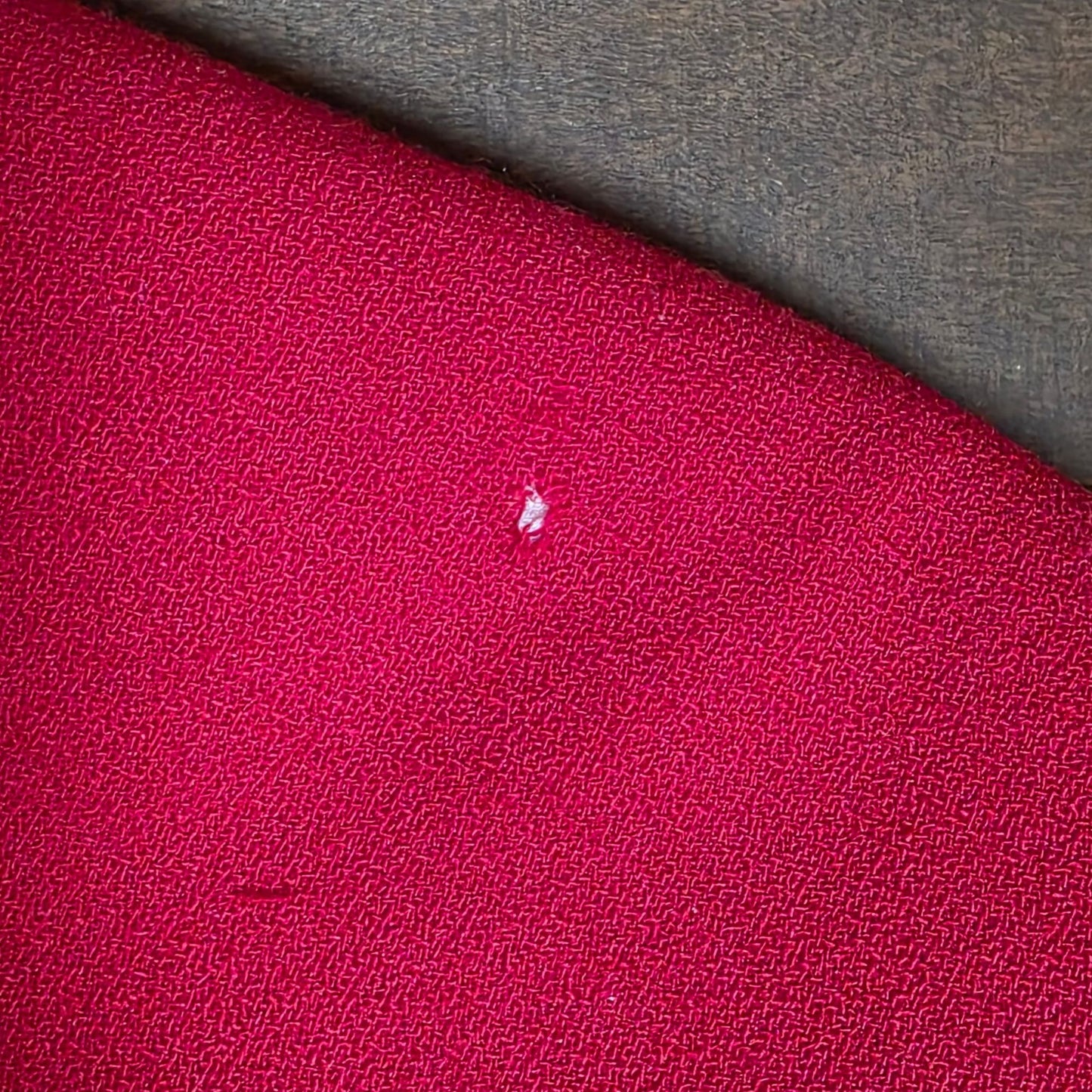 Vintage Jacqueline Ferrar Red Wool Blazer Size 12 Single-Button Womens Jacket Made In USA Dry Clean Only