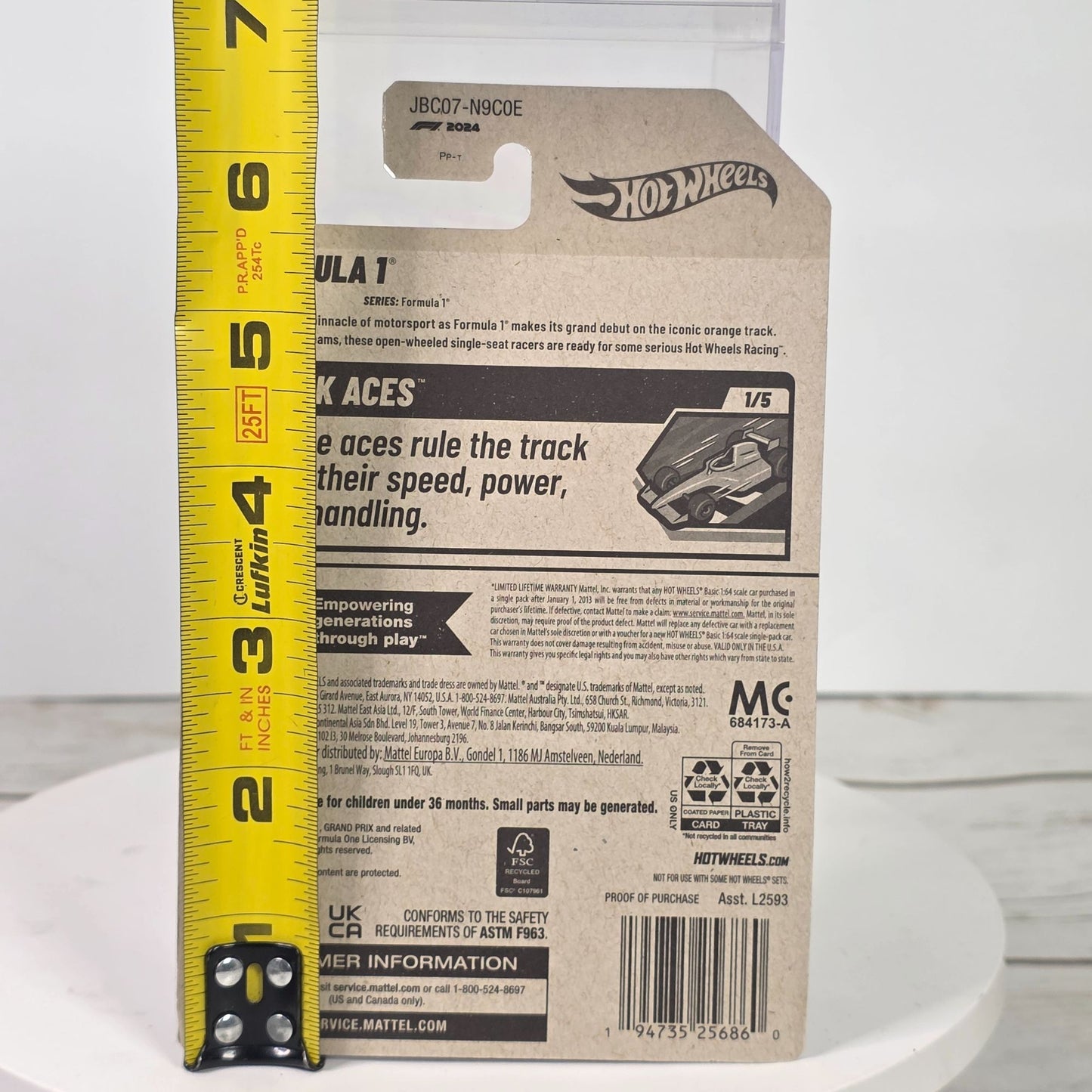 Hot Wheels Formula 1 Williams Racing Die-Cast Car 59/250 Collectible Track Stars New For 2025 Blue