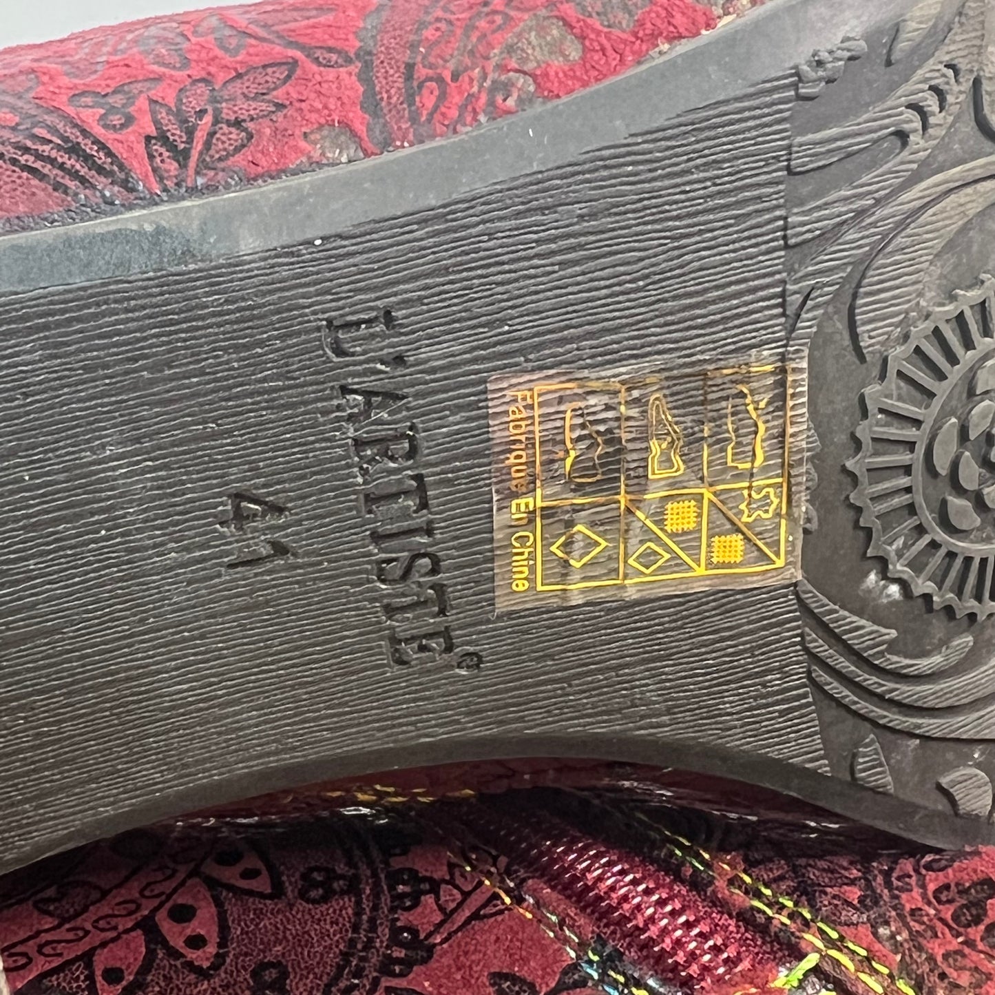 New L'Artiste Women’s Red Calming Bootie Size EU 41 US 9.5