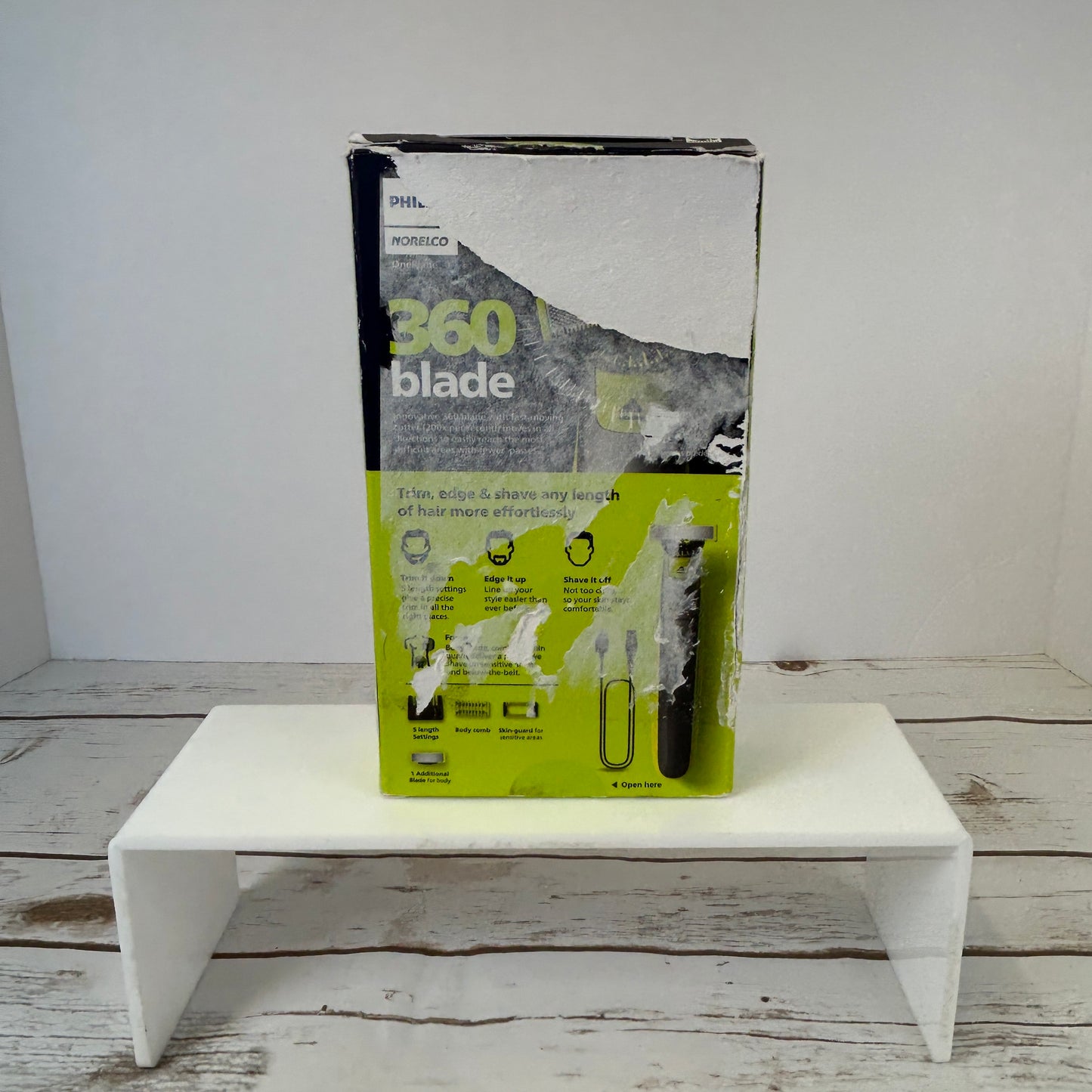 Philips Norelco Oneblade 360 Face + Body, Electric Trimmer and Shaver
