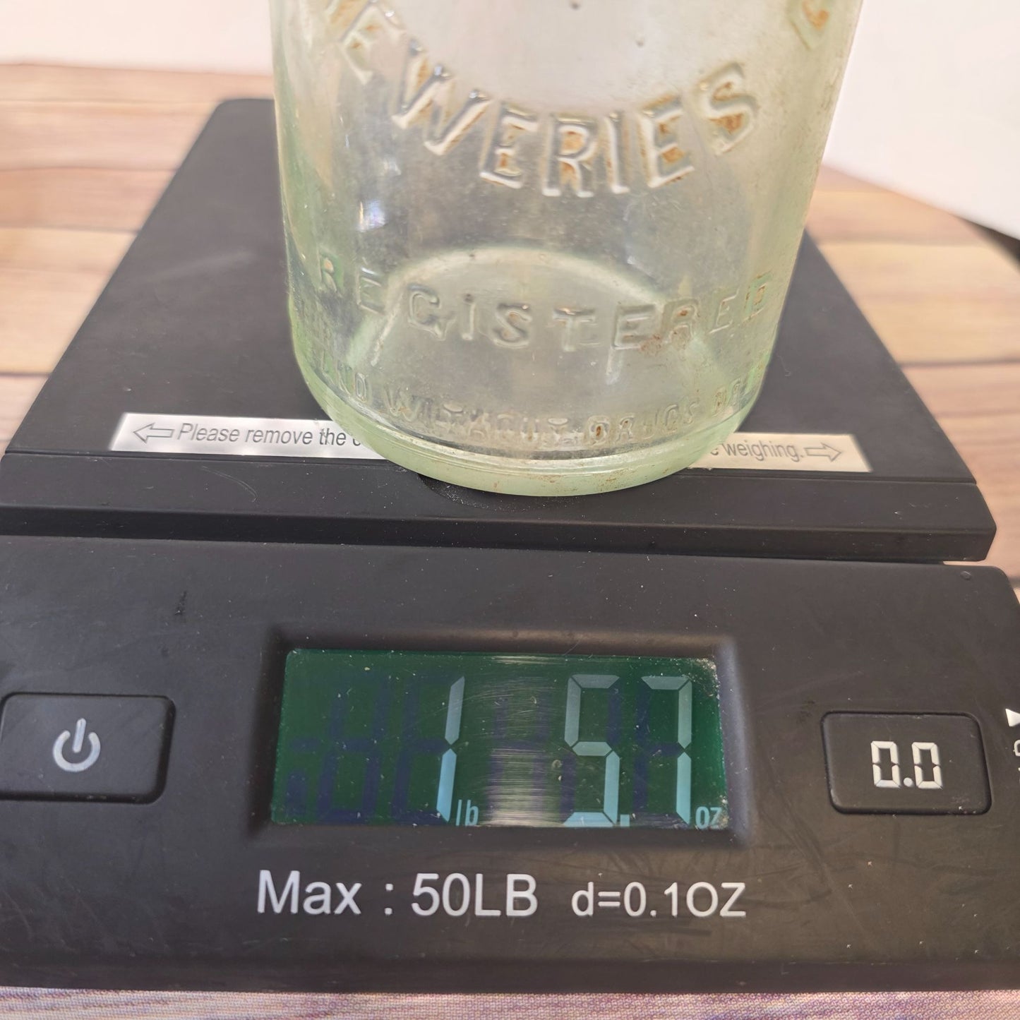 Antique Huebner Toledo Breweries Co Huebner Branch Clear Embossed Beer Bottle RARE!!