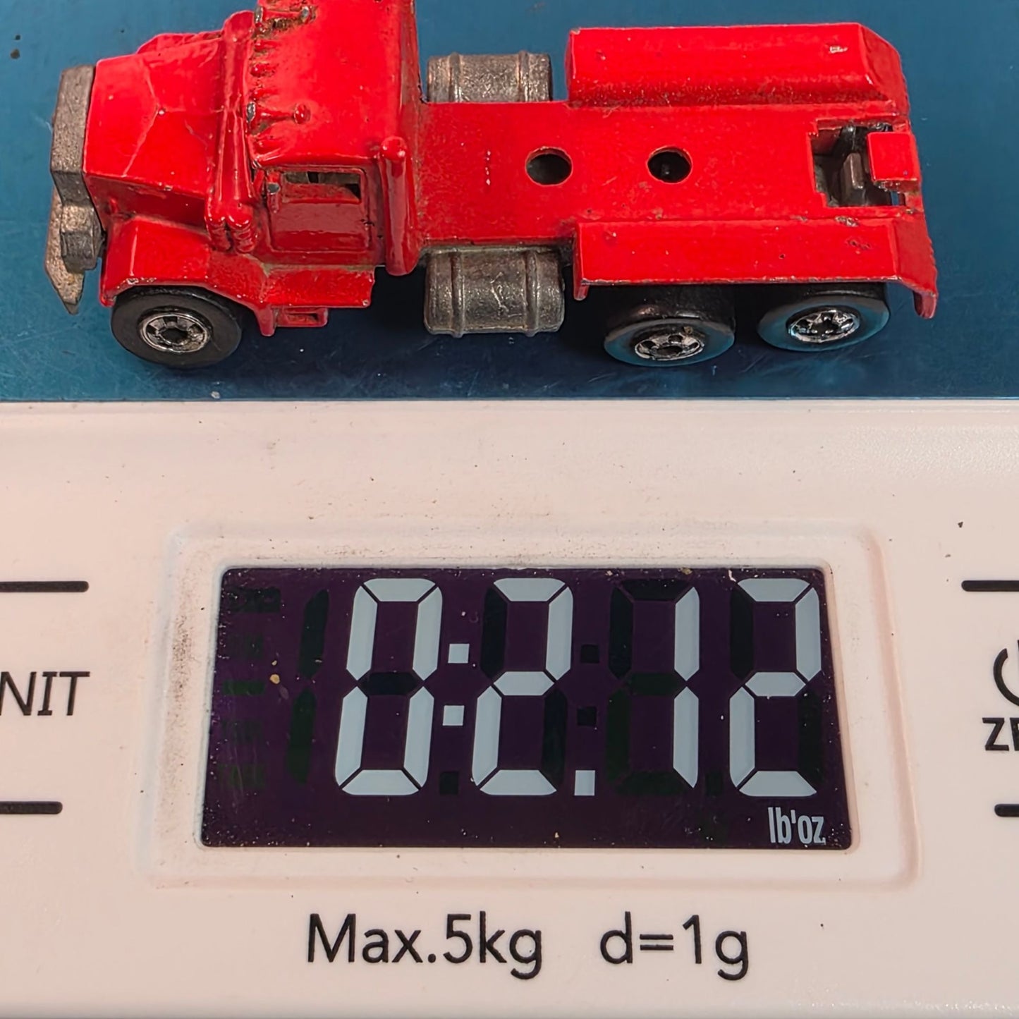 VINTAGE 1979 Hot Wheels Red Peterbilt Semi Truck Die-Cast RARE NRMT