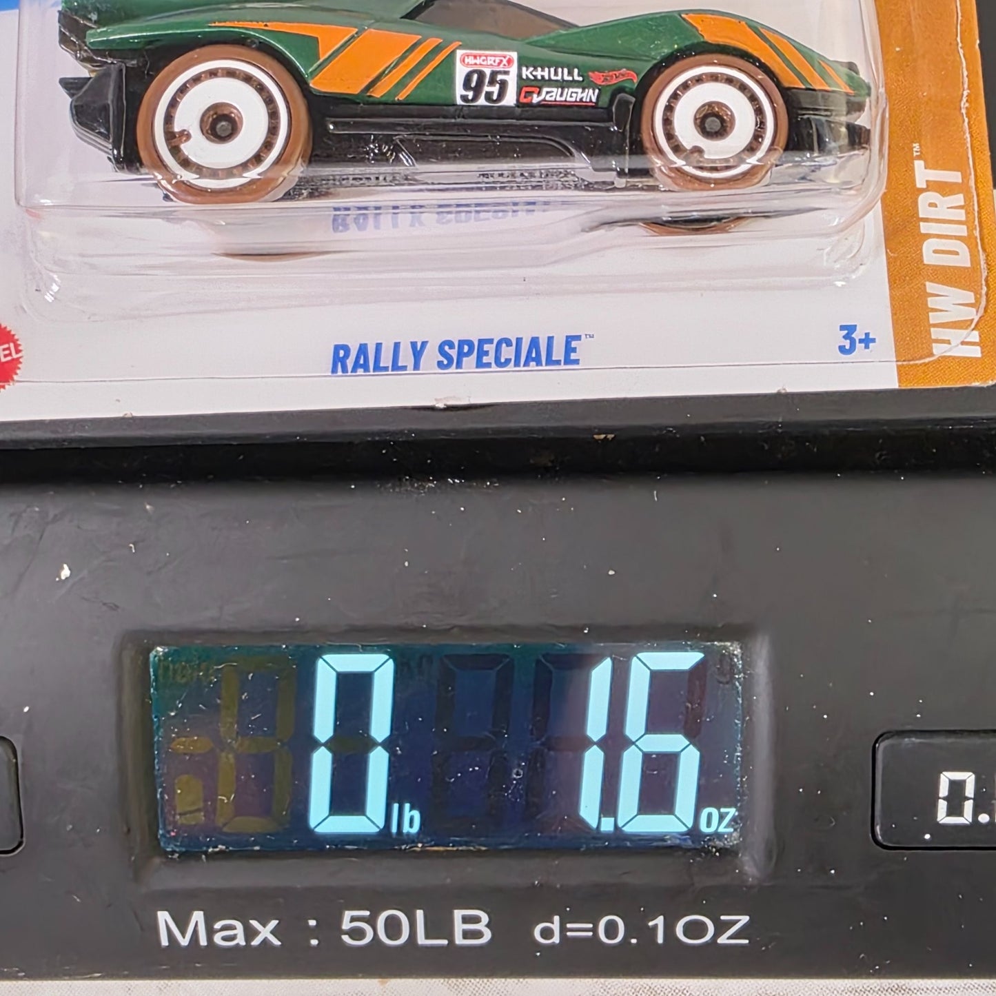 Hot Wheels Rally Speciale Dollar General Exclusive Die-Cast Toy Car 179/250 Green & Orange Collectible