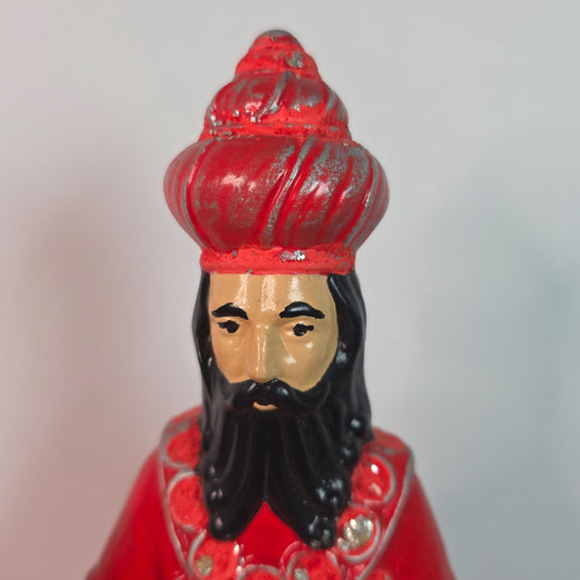 Vintage Zavori Nativity Figurine Candle Holder 1979 Hand-Painted Ceramic