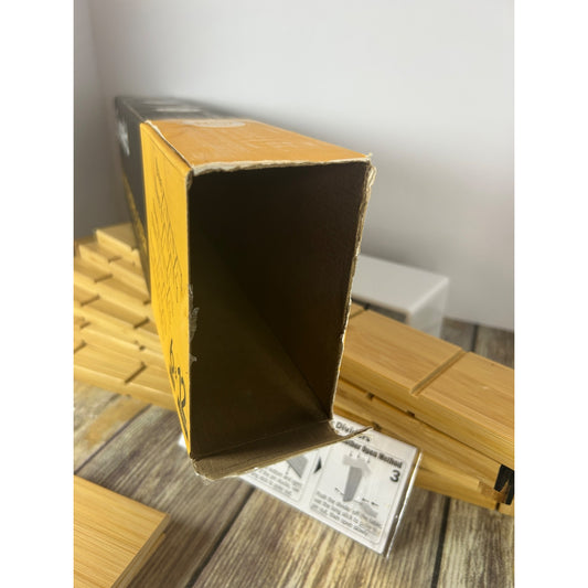 SpaceAid Bamboo Drawer Dividers System Adjustable Organizer 6 Dividers & 12 Inserts With Label Stickers