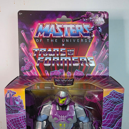 Masters Of The Universe X Transformers Megatron Armor Skeletor Figure New In Box