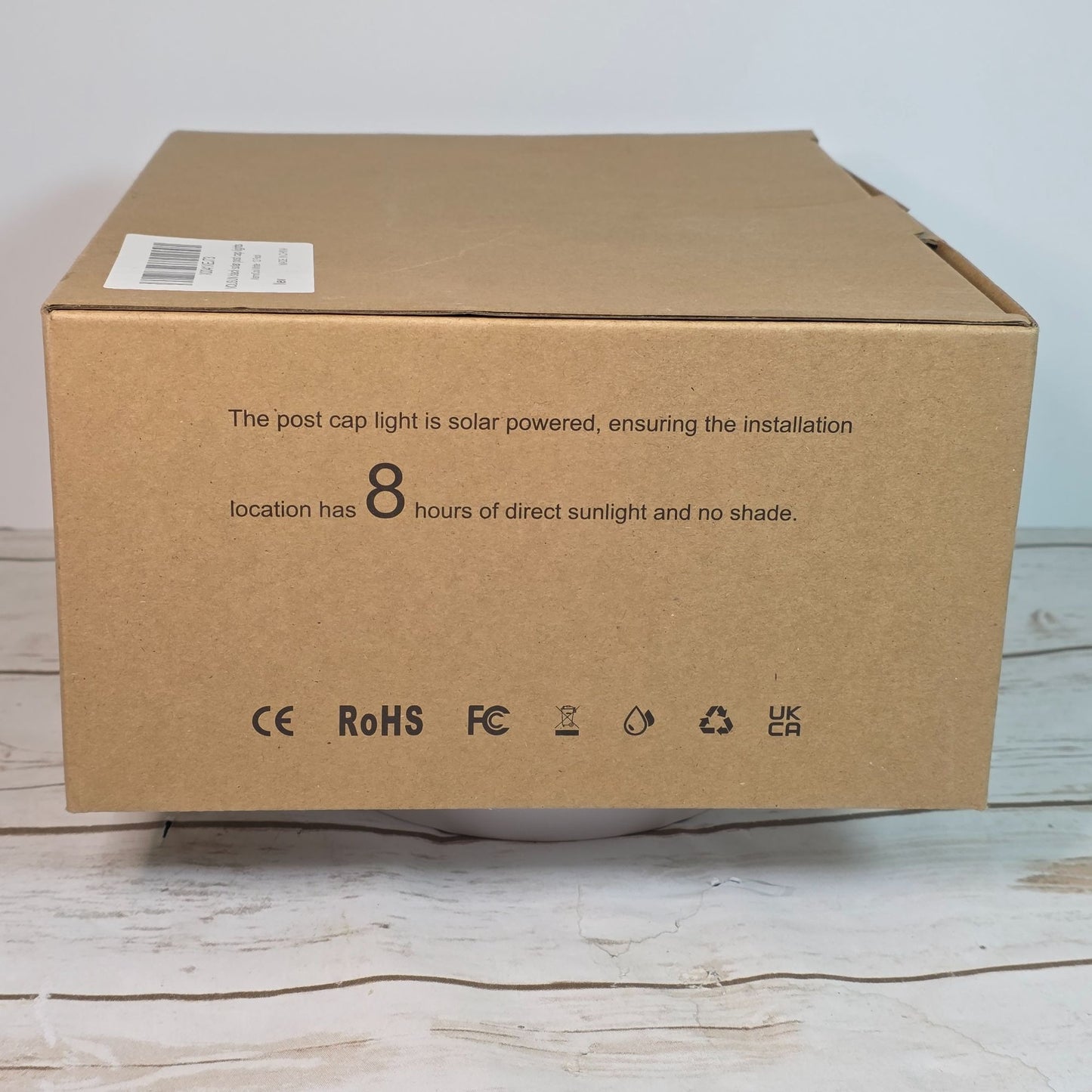 Volisun Solar Post Cap Lights 12 Pack Warm/Cool White Outdoor Lighting For Fence Deck & Patio