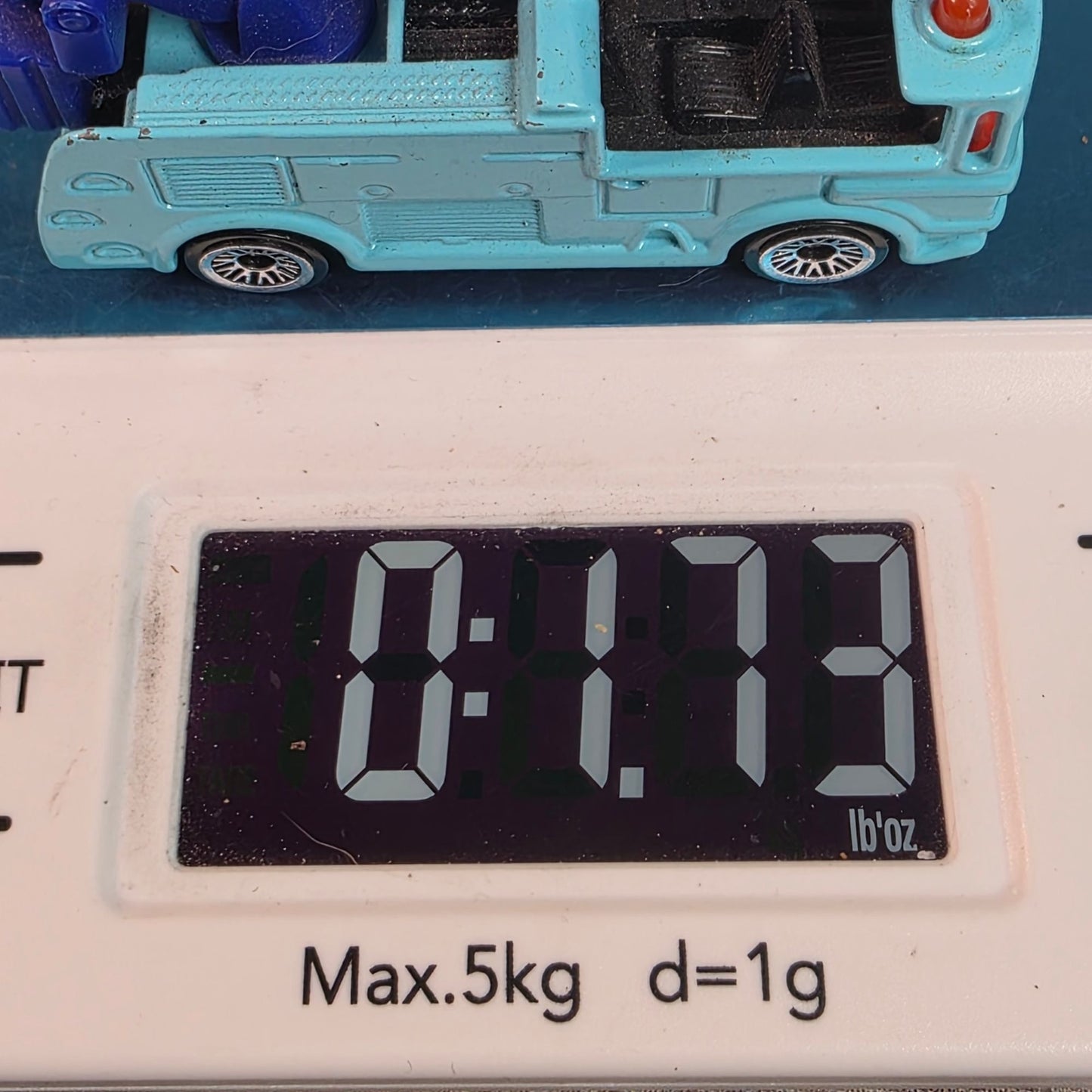 Vintage 2002 McD Matchbox Snorkel Fire Truck Blue Happy Meal