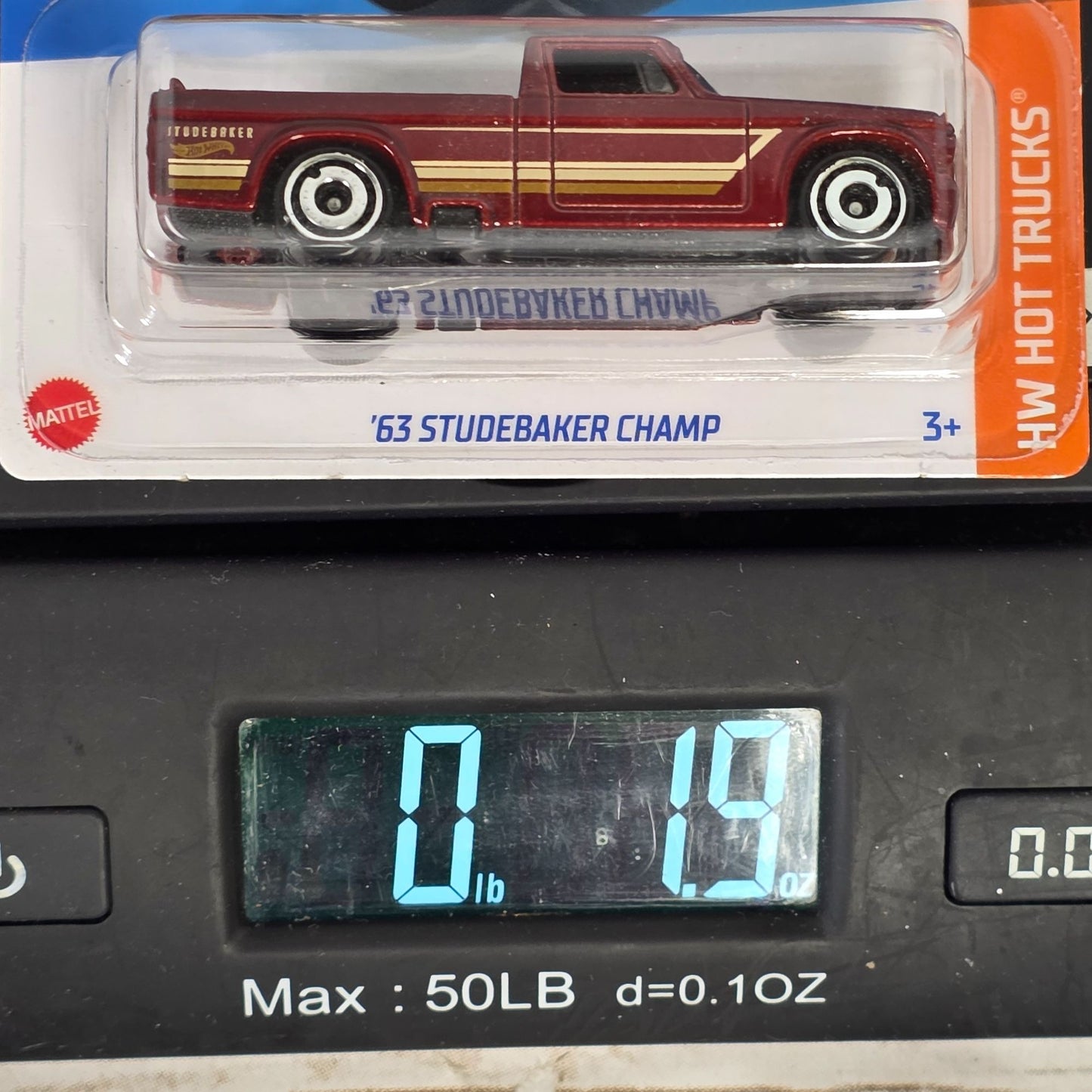 Hot Wheels 63 Studebaker Champ Red HW Hot Trucks
