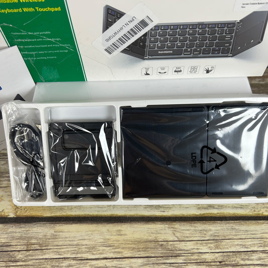 Samsers Foldable Bluetooth Wireless Keyboard With Touchpad