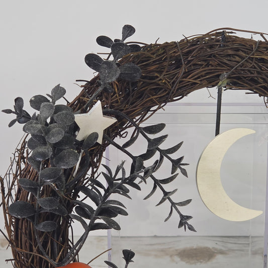 Targets Bullseye Playground Halloween 2024 Ghost Wreath With Boo Banner 9-Inch Window Hanging Decor