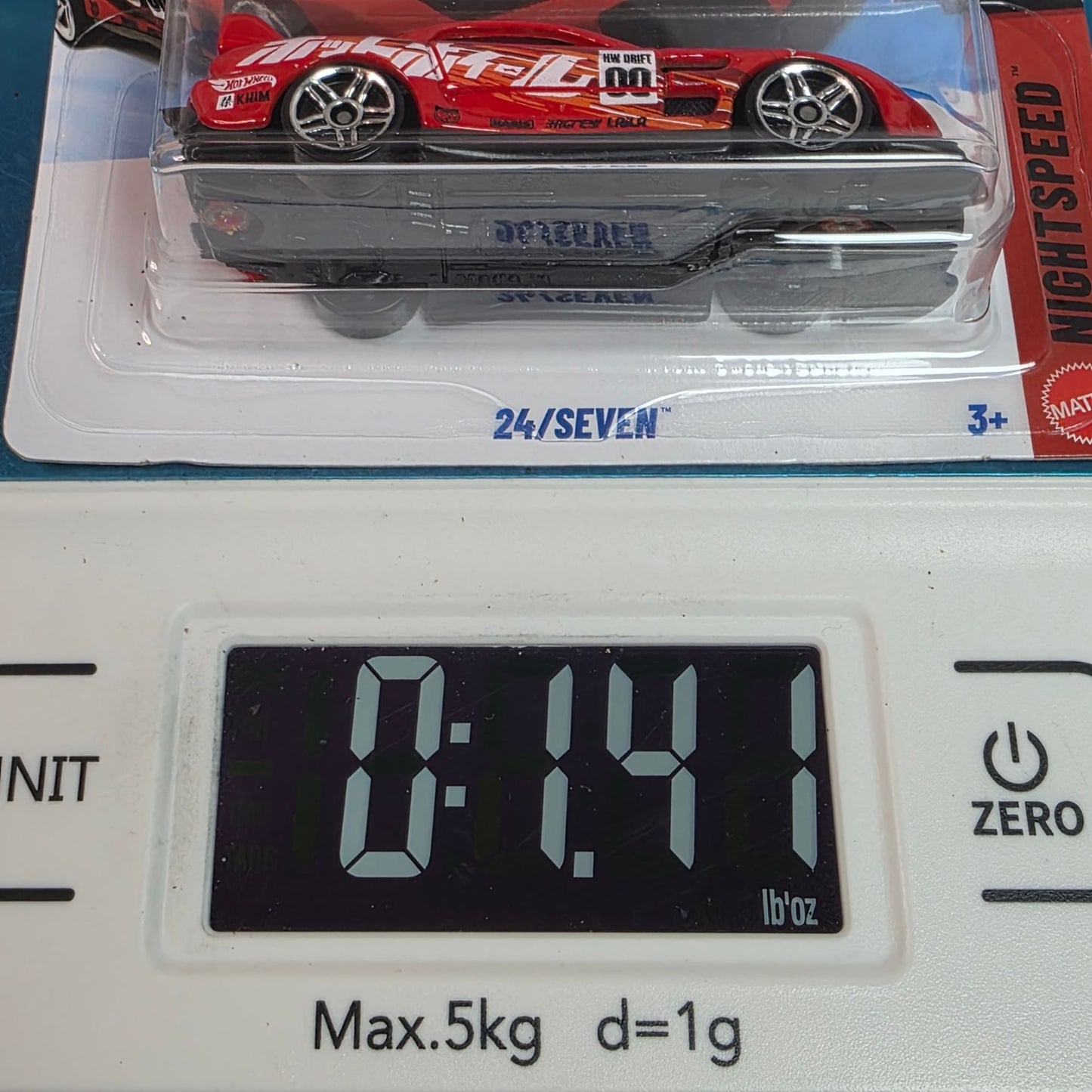 Hot Wheels 24/Seven Nightspeed International Short Card