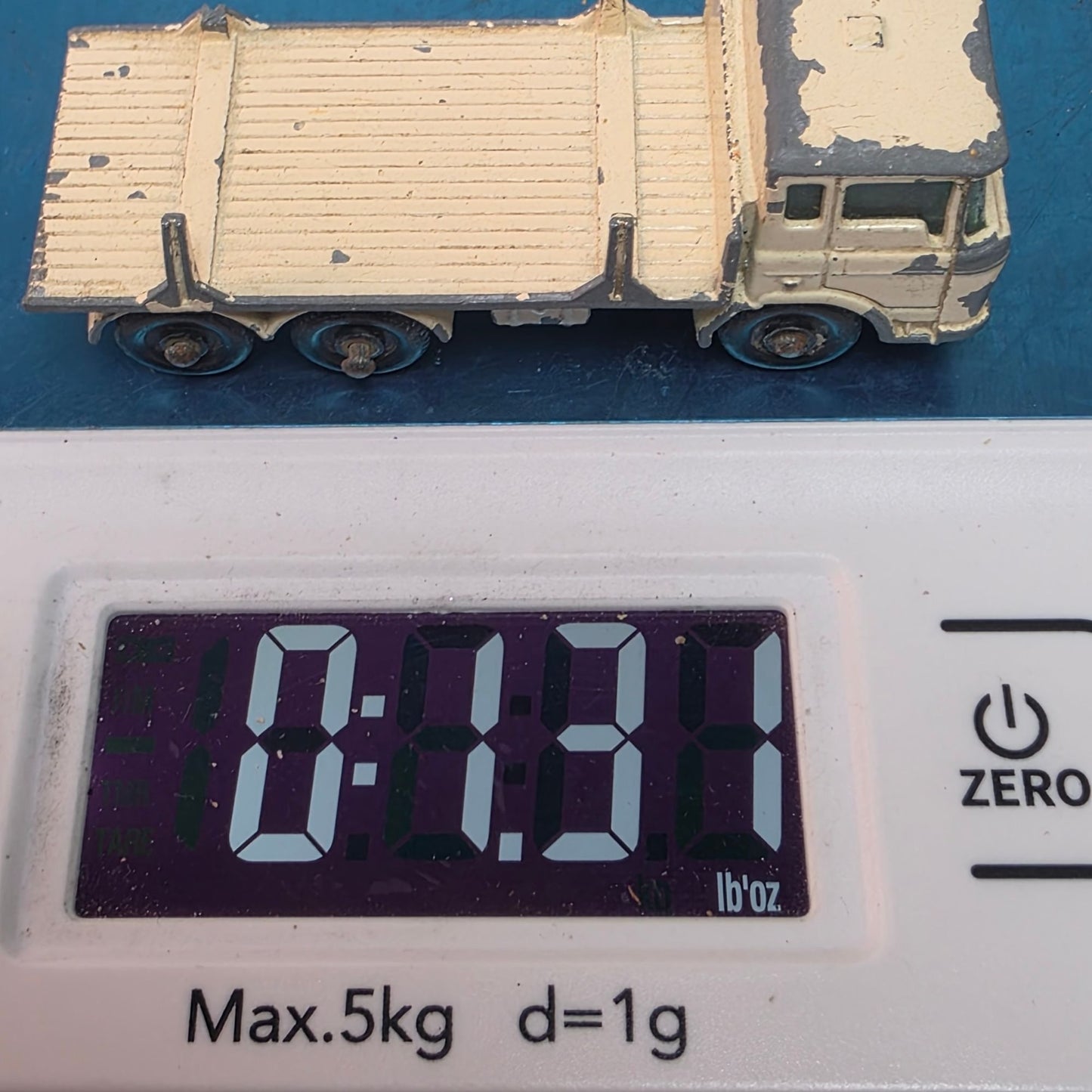 Vintage 1968 Lesney Matchbox DAF Girder Truck # 58, Original Wheels, England