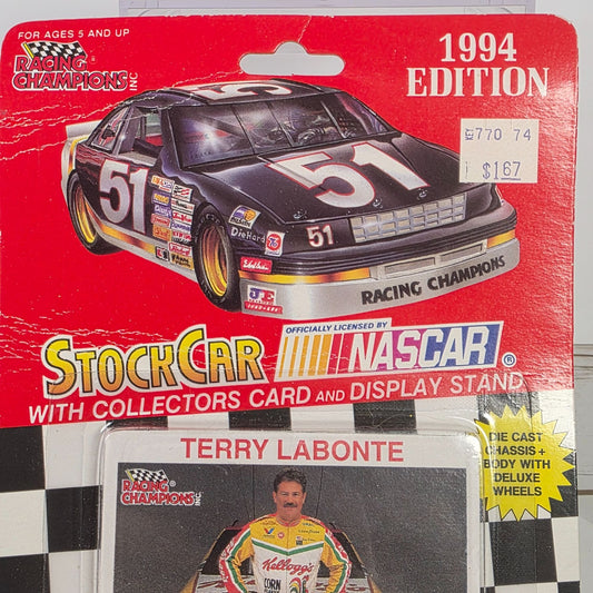 Racing Champions NASCAR 1994 Terry Labonte Die-Cast Stock Car With Display Stand