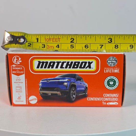 Matchbox 2024 Chevy Silverado EV Blue