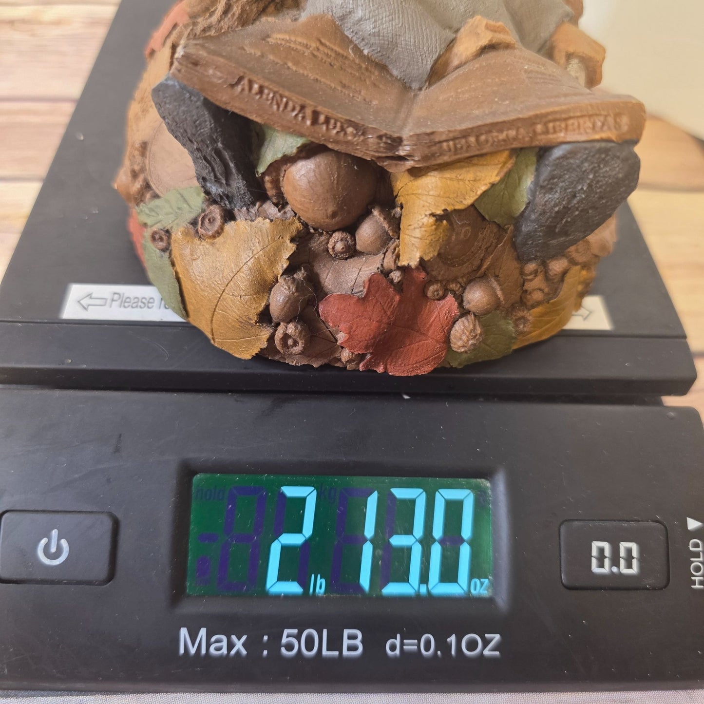 Tom Clark Gnome "Wise & Wonderful" Owl Figurine 1995 Retired First Edition SN #6321 Handcrafted Made In USA