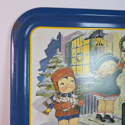 Vintage 1996 Campbells Soup "Christmas Wish" Metal Tray