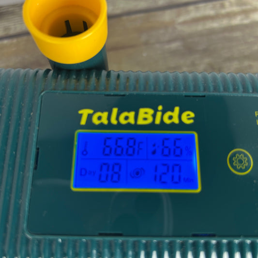 TalaBide Digital Chicken Egg Incubator With Adjustable Settings Auto Temperature & Humidity Control 225W Power Green & Yellow