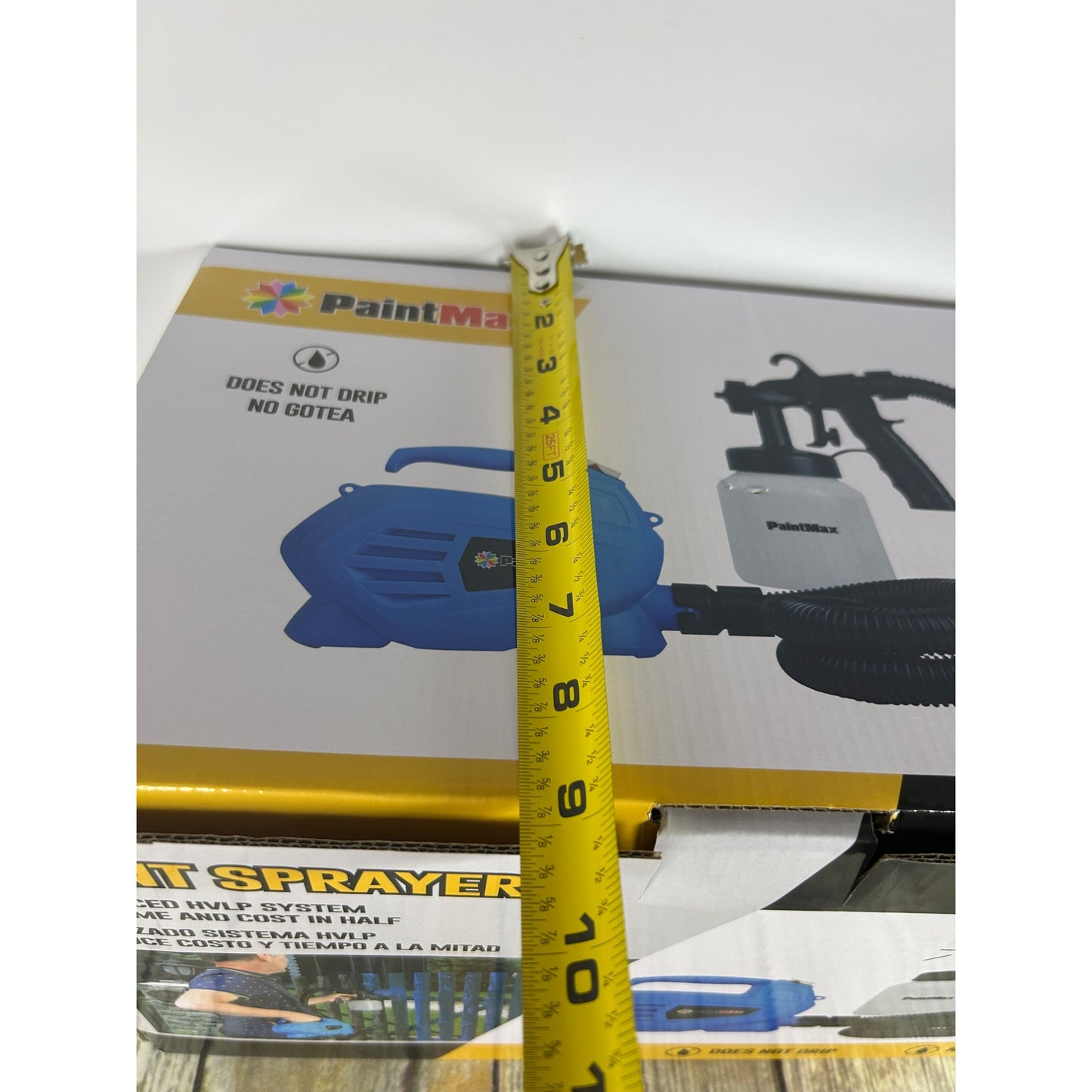 Portable 650W Electric Paint Sprayer Gun With 3 Spray Patterns & 800ml Container