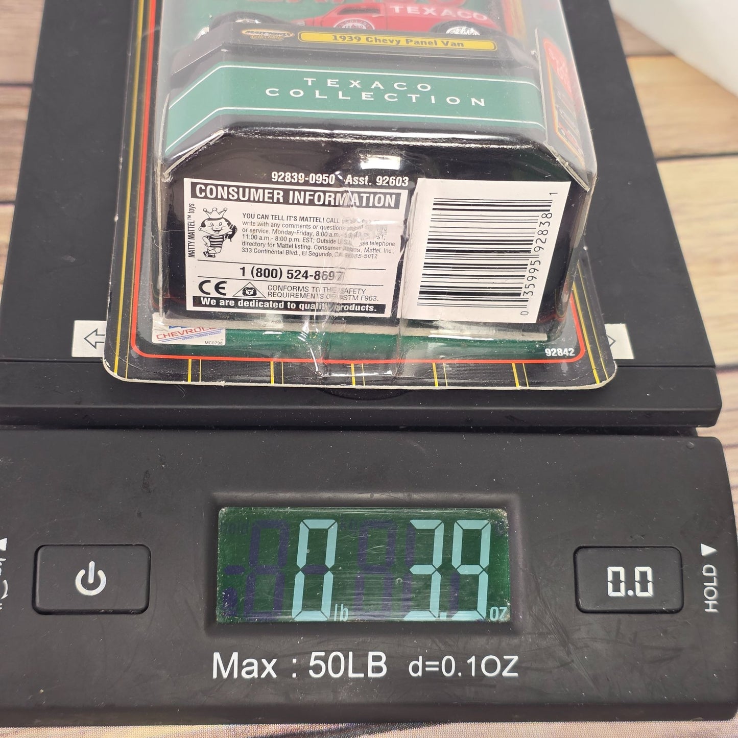 Matchbox Texaco Collectible 1939 Chevy Panel Van Die-Cast Model