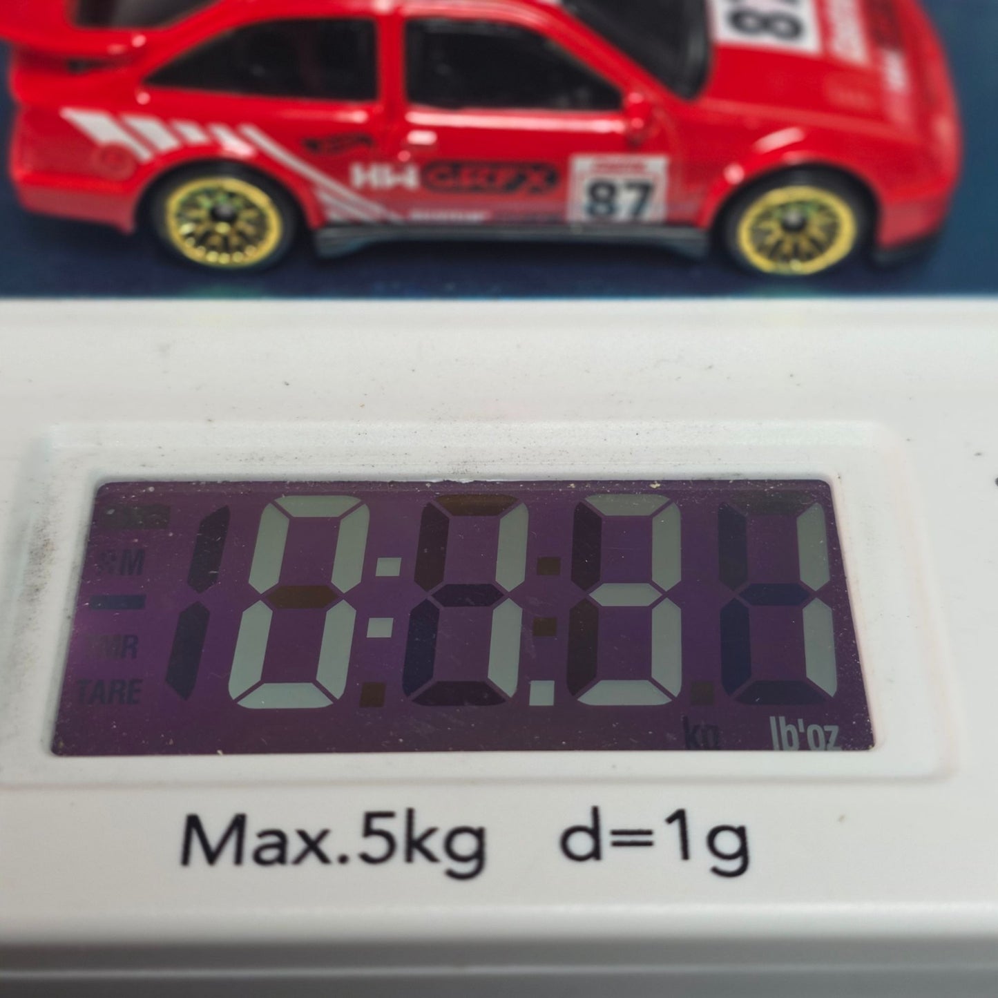 Hot Wheels '87 Ford Sierra Cosworth Red Rally Loose Mint GFX