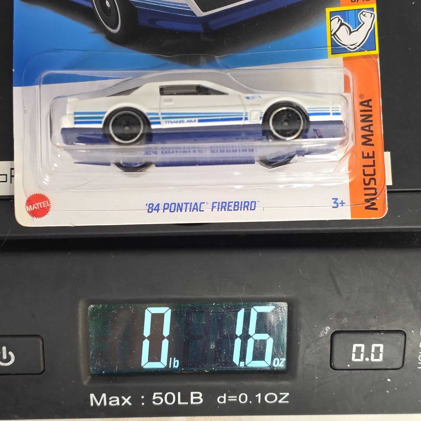 Hot Wheels Muscle Mania 84 Pontiac Firebird 1:64 Scale Die-Cast Model Toy Car