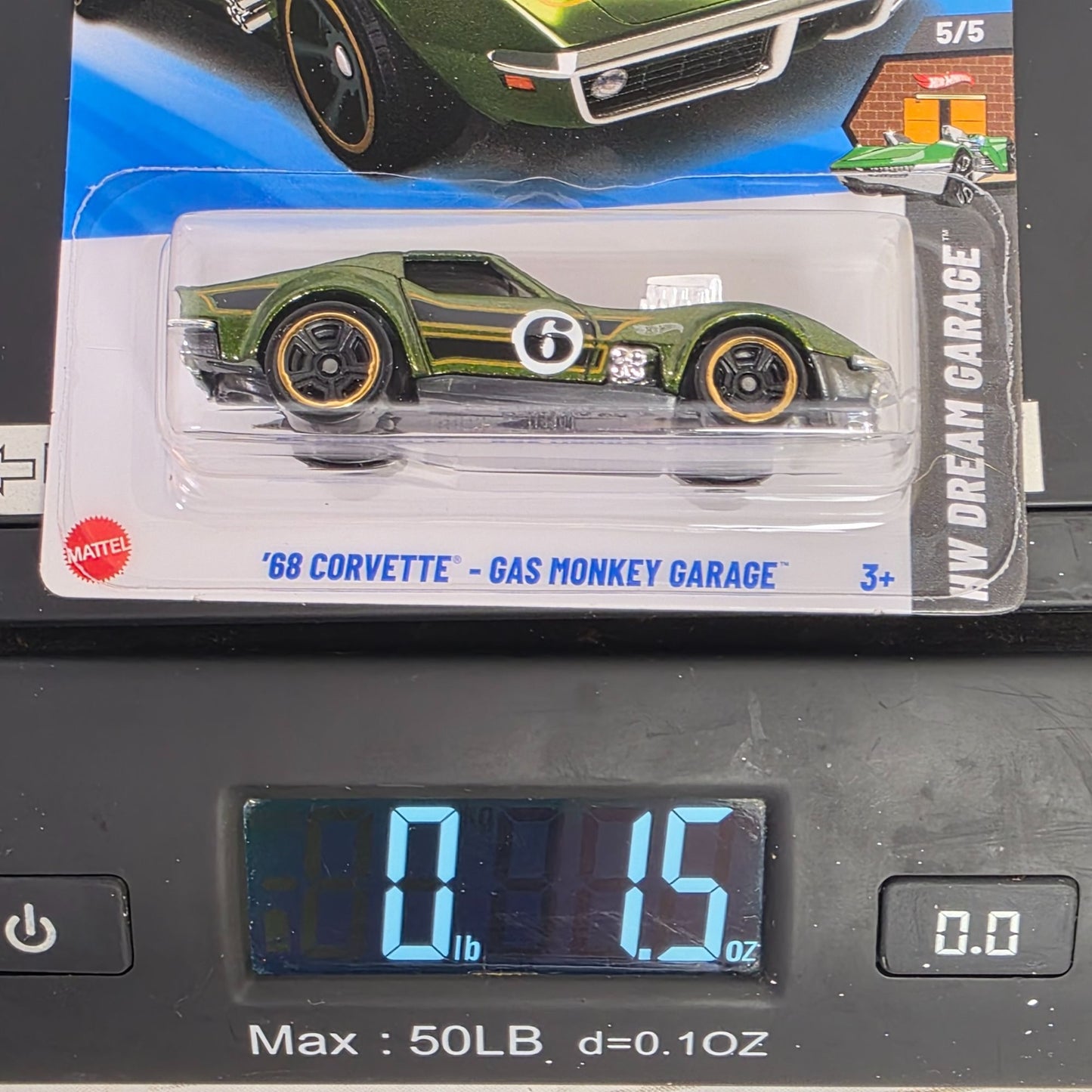 Hot Wheels Gas Monkey Garage 68 Corvette Die-Cast Car