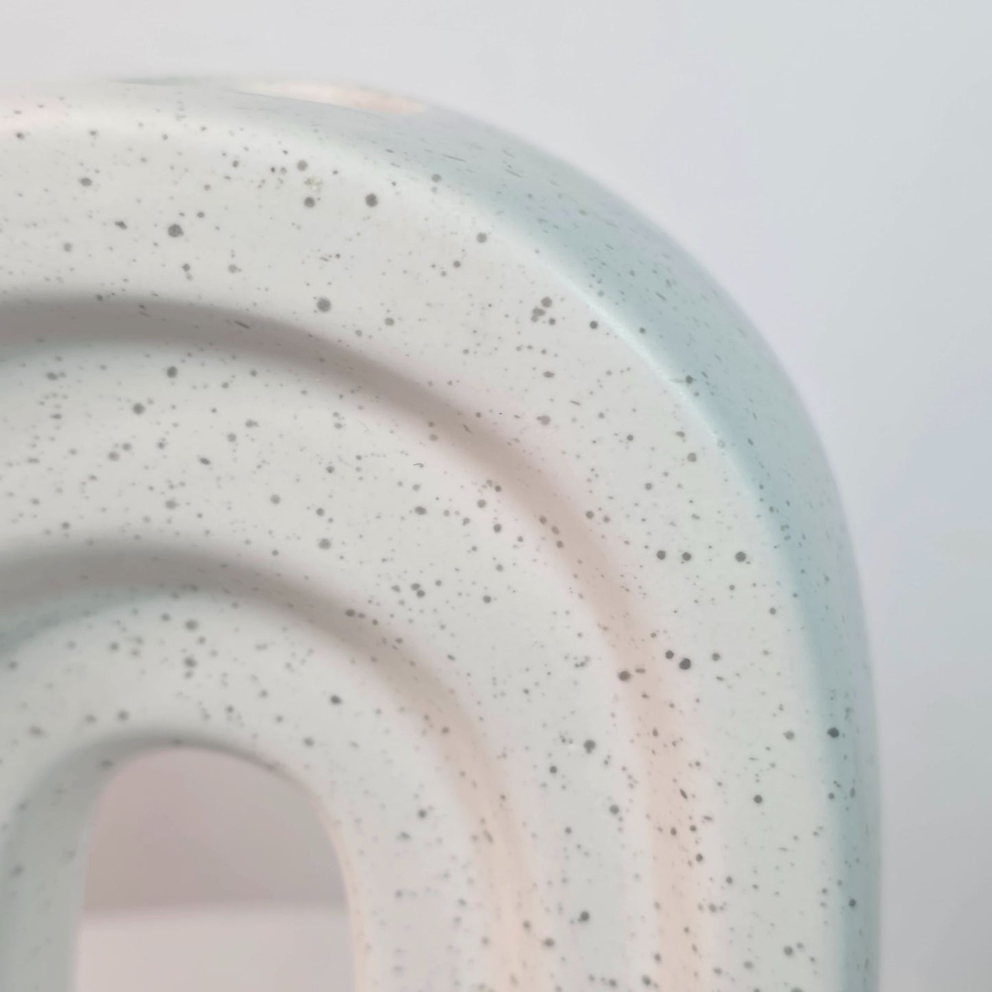 Speckled Ceramic Arch Vase 5" Tall Made For Retail