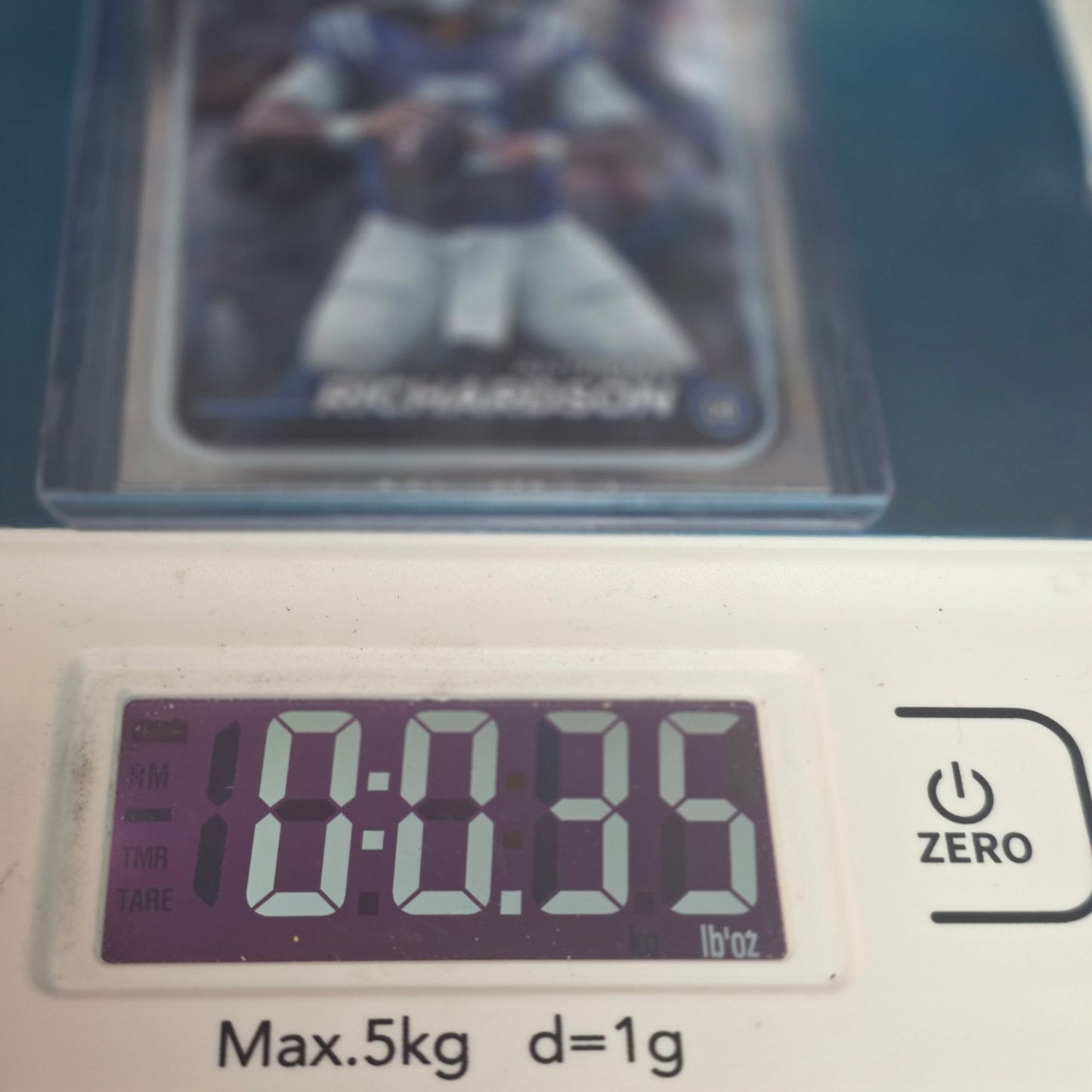 2023 Wild Card Anthony Richardson 1/1 Rainbow Foil QB1 On The Clock Colts
