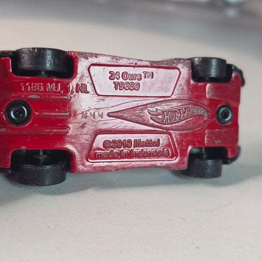 Hot Wheels 24 Ours Black Orange NEOM Le Mans Racer Loose Indonesia 2010