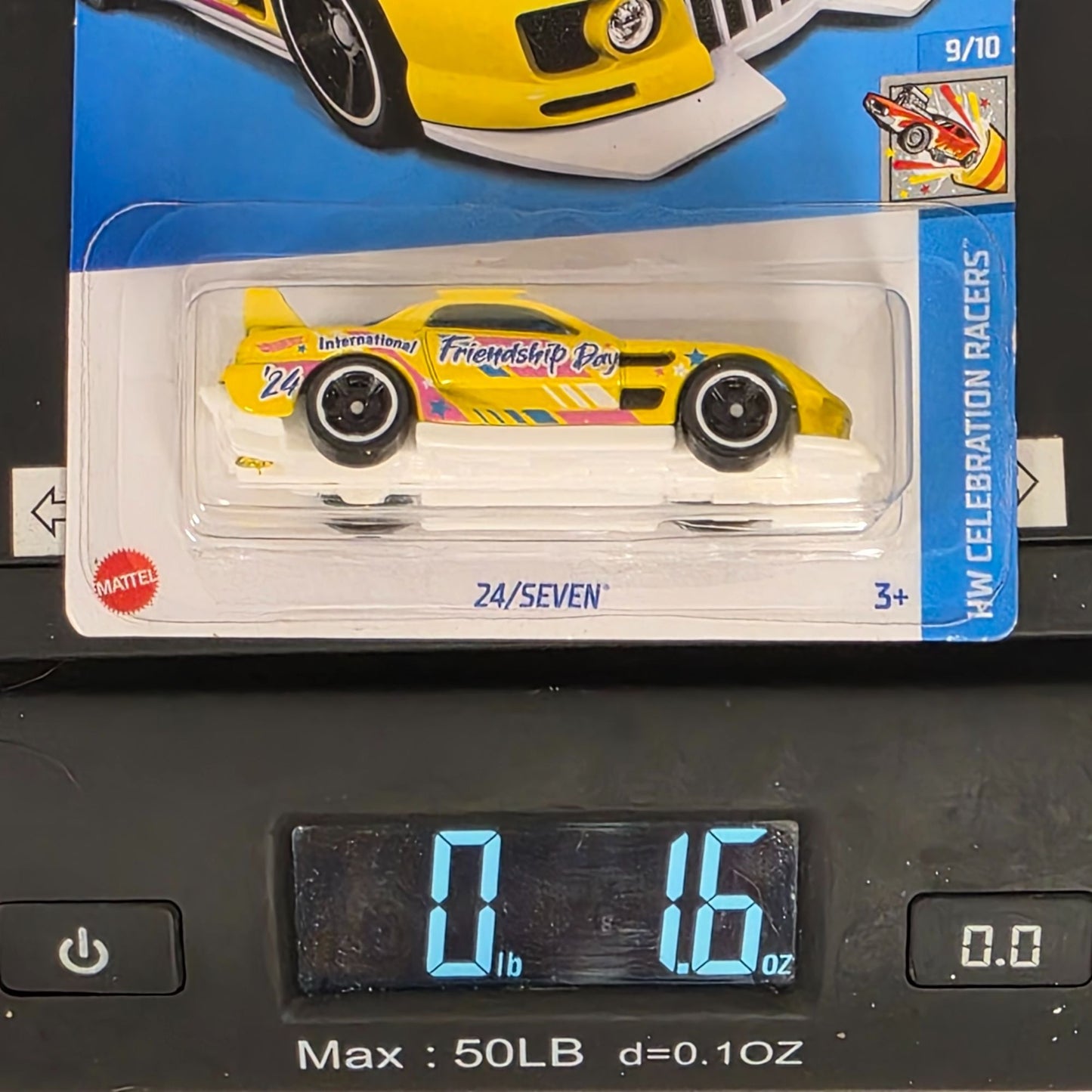 Hot Wheels 24/Seven Celebration Racers Yellow Car 173/250