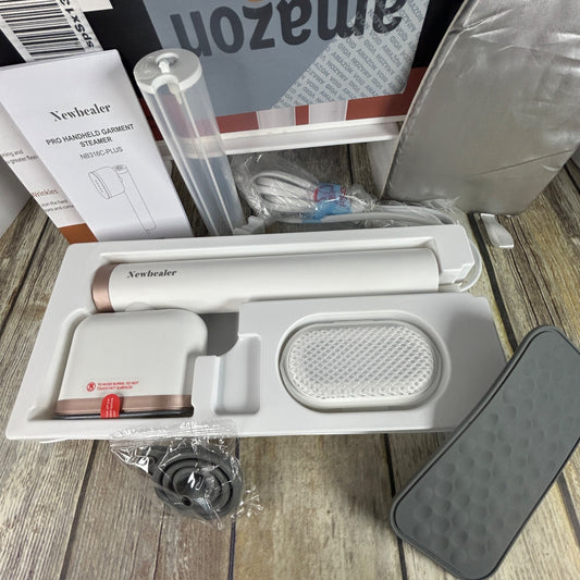 Newbealer Pro Handheld Garment Steamer With Accessories For Clothes & Fabric Wrinkle Removal