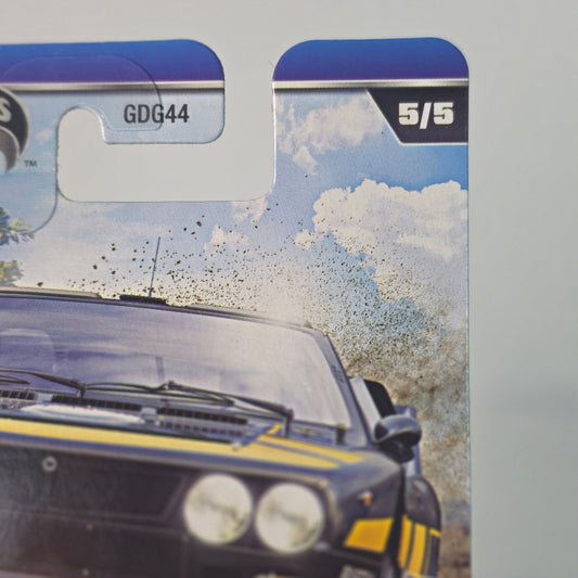 Hot Wheels Lancia Rally 037 Rally Racers Silver Metal Base Chase MOC